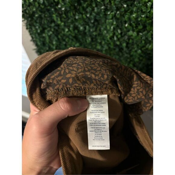 NEW Faherty Womens Corduroy Pants Size 27 Brown Stretch Cord Julianne Pant - Picture 5 of 5